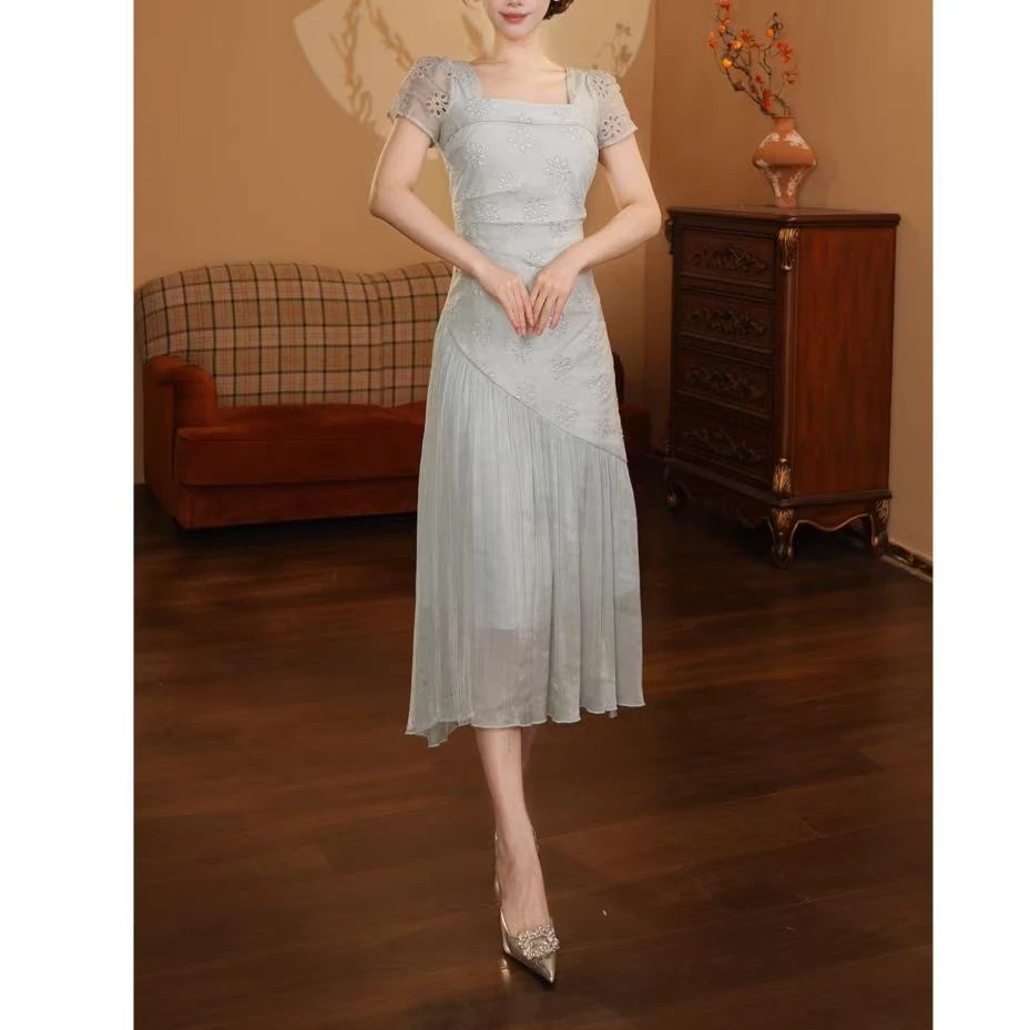 3店【温迪原创】-1322（空谷幽兰）连衣裙N885