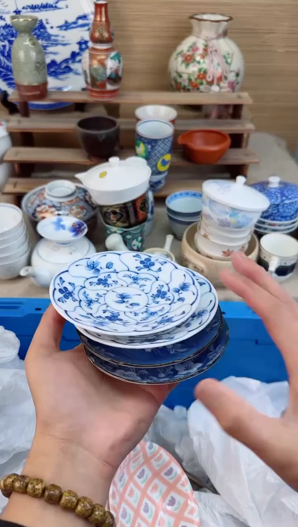 瓷片茶盏陶瓷陶器