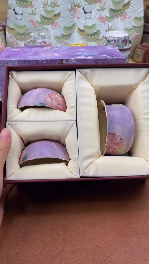 陶陶瓷茶具摆件旅行套组