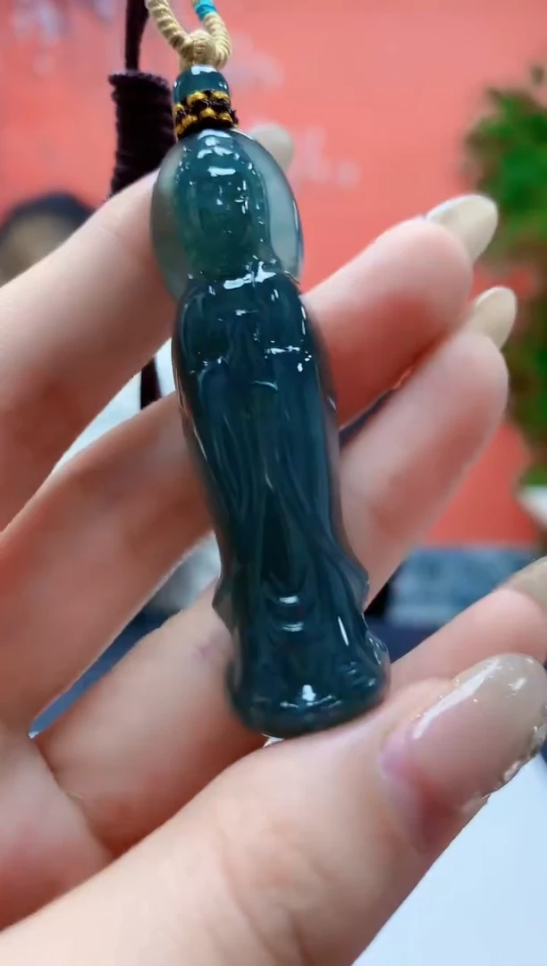 未镶嵌定制翡翠4898jw-毛货挂件30
