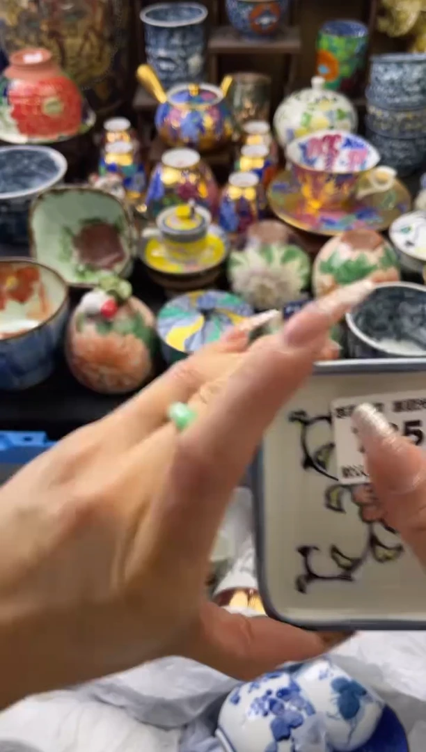【闪购商品】瓷片785号六六瓷工艺品瓷器