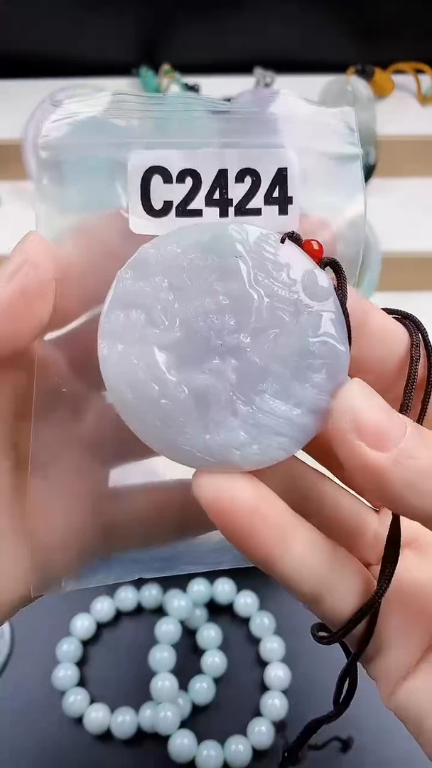 颈饰未镶嵌翡翠天然翡翠吊坠挂件