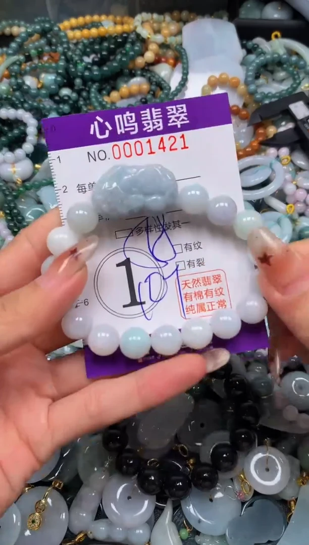 翡翠未镶嵌颈饰闪购001421