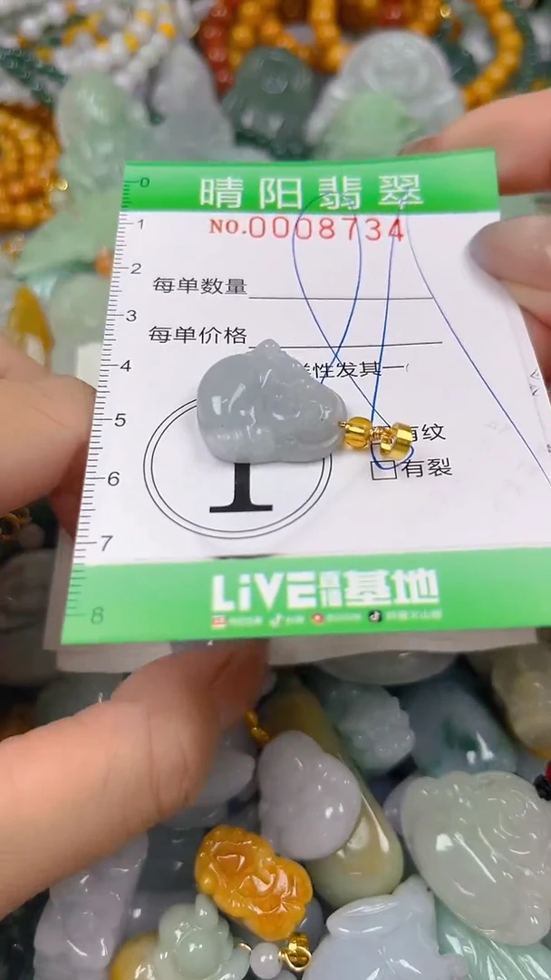 翡翠未镶嵌颈饰闪购0008734