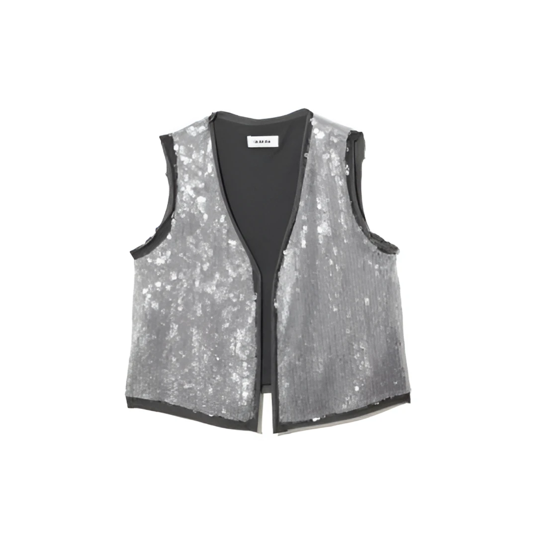 6116 珠片马甲 011745