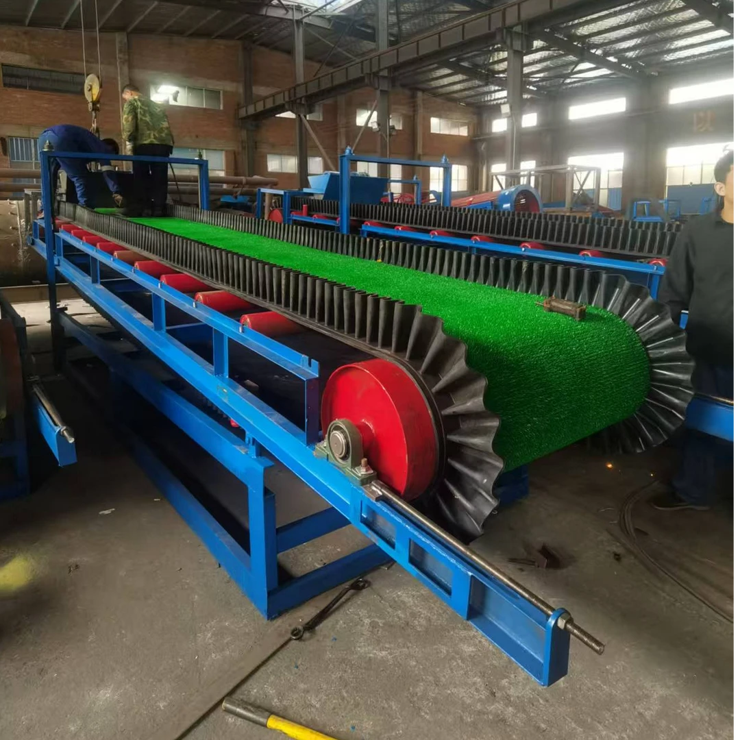 选沙金矿粘金草毛毯机自动上料自动冲洗皮带式选沙金沙锡毛毯机