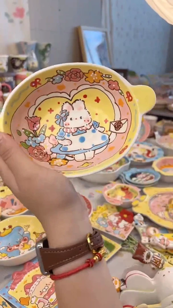 杯子陶景德镇陶瓷手绘微瑕处理