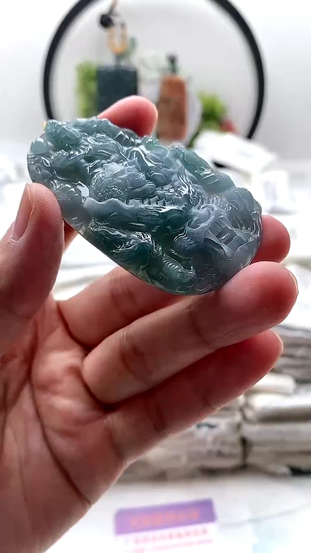 颈饰未镶嵌翡翠文殊