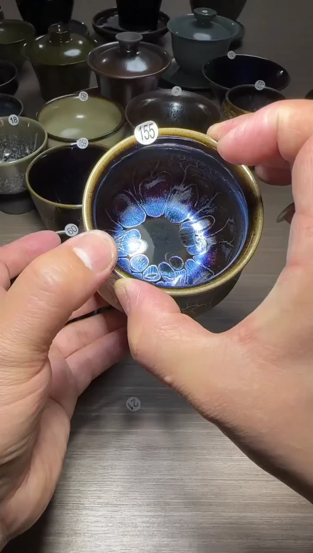 【闪购商品】茶盏155号蓝色妖姬佛度