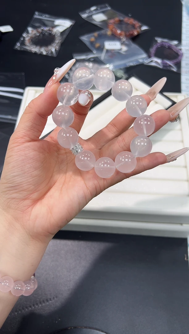 水晶手链未镶嵌34Q多样性发其一【1条】默认微瑕
