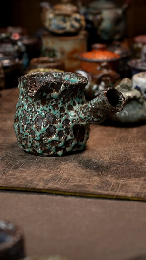 ?景德镇柴烧志野杯
