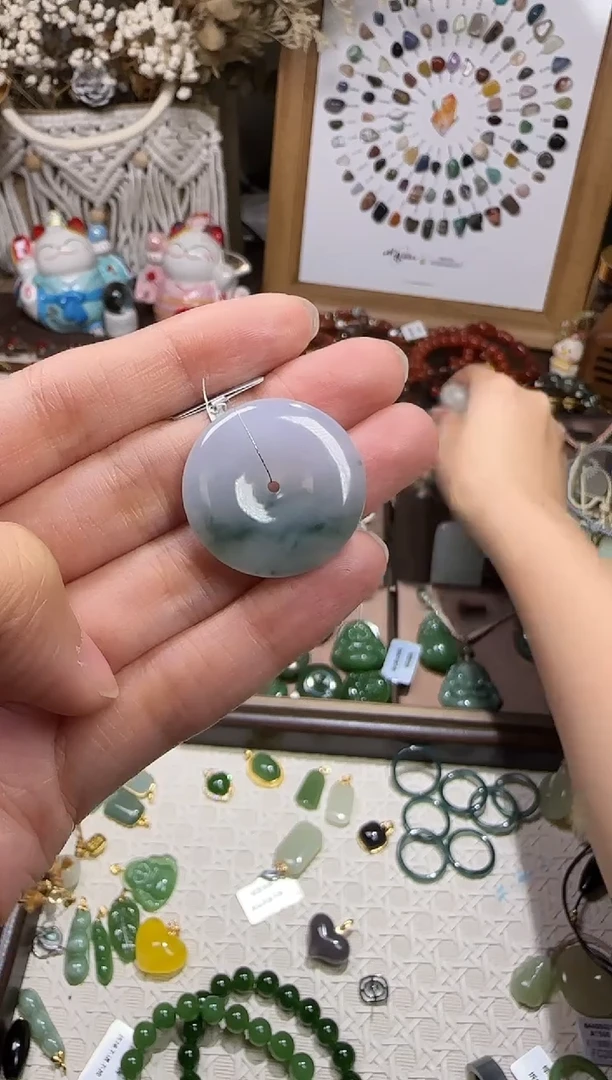 未镶嵌挂件翡翠平安扣