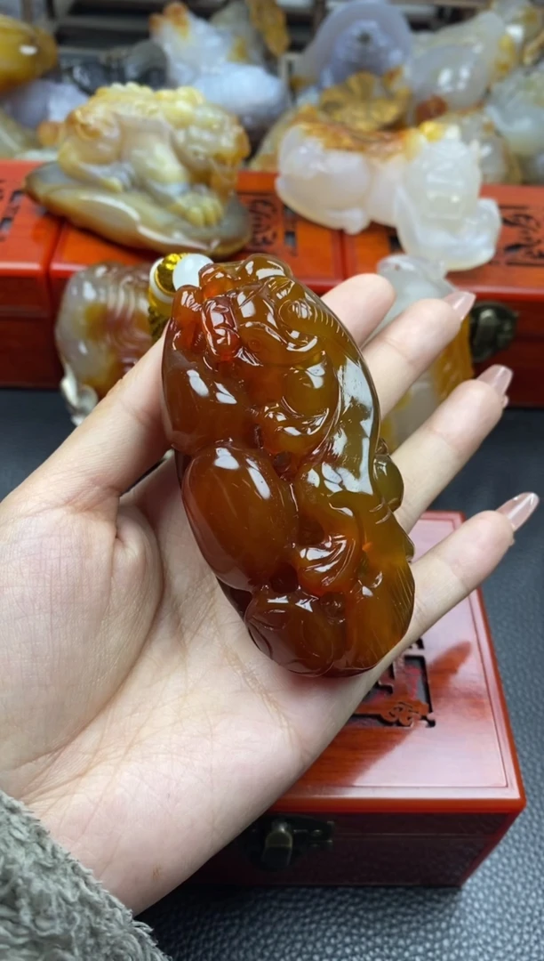 【闪购商品】玛瑙/玉髓手把未镶嵌00