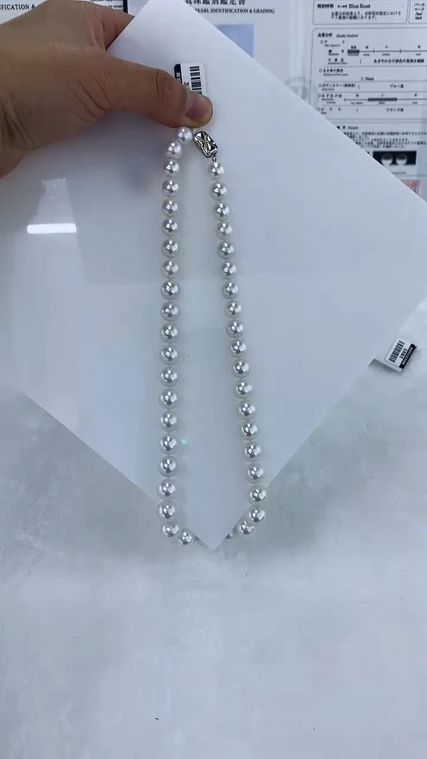 未镶嵌AQ淡水珍珠珍珠项链@@YN015