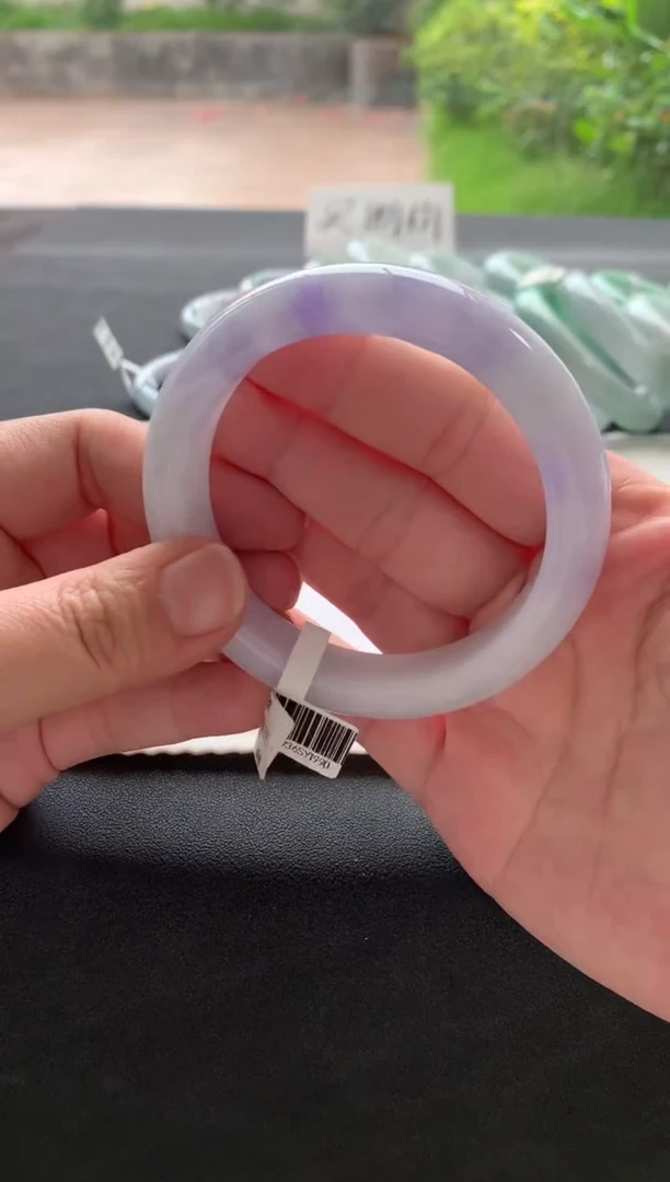 翡翠手镯未镶嵌57.7正圈买断Y1990