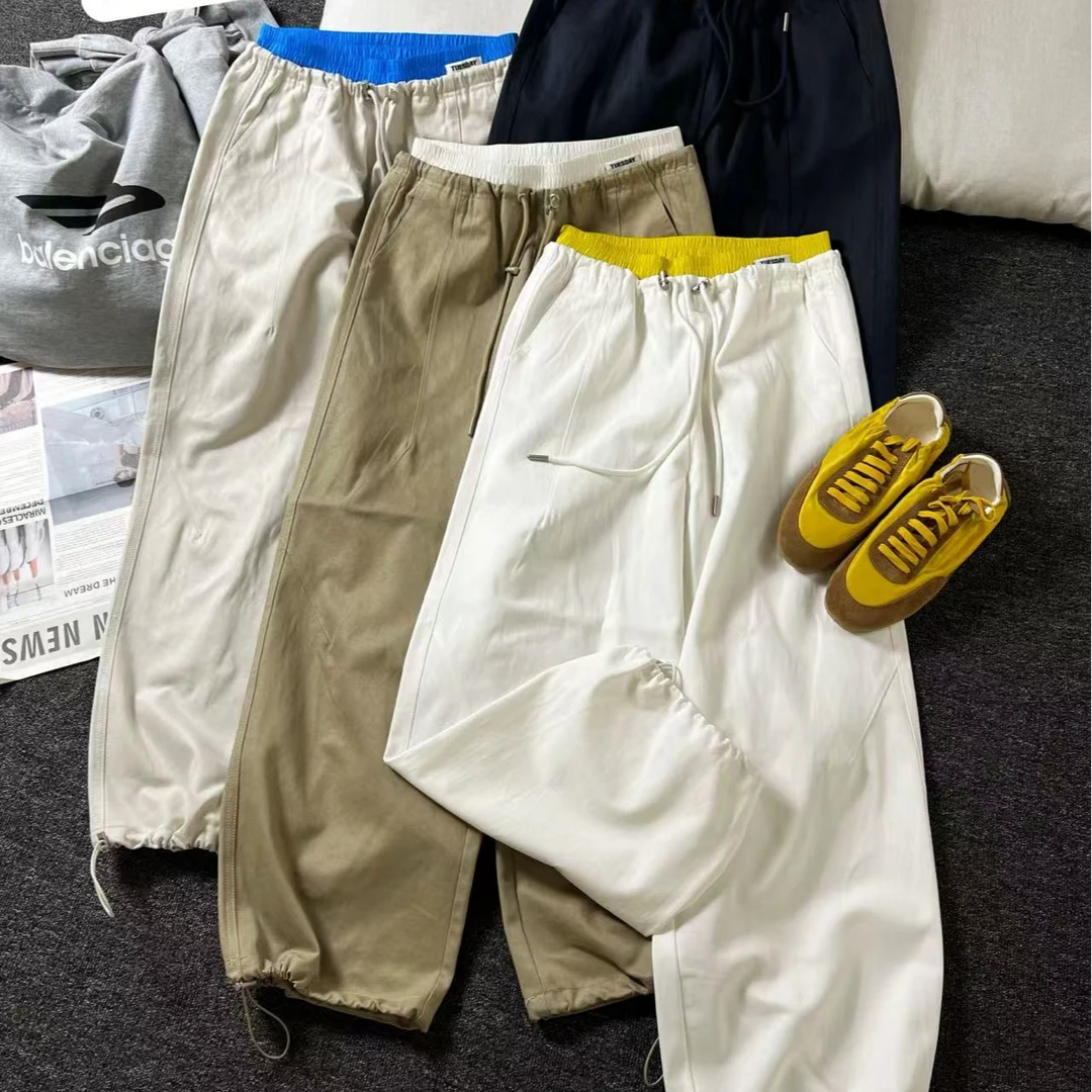 2025年春季双腰头拼接工装裤