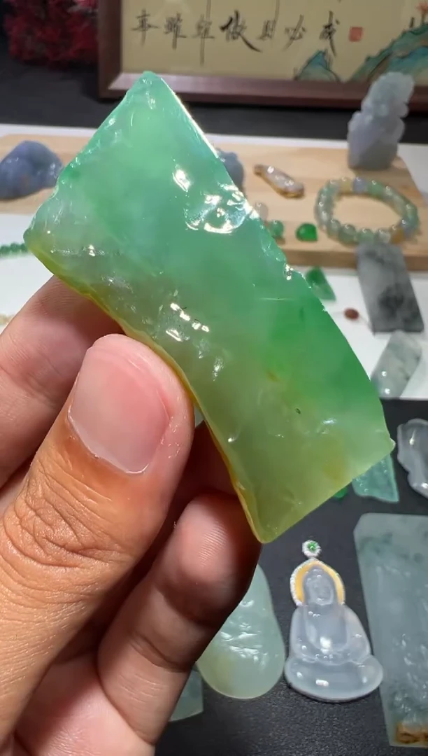 【闪购商品】定制翡翠未镶嵌天然缅甸A货翡翠