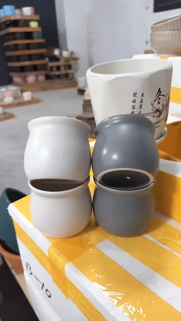 高温陶瓷花盆+E90