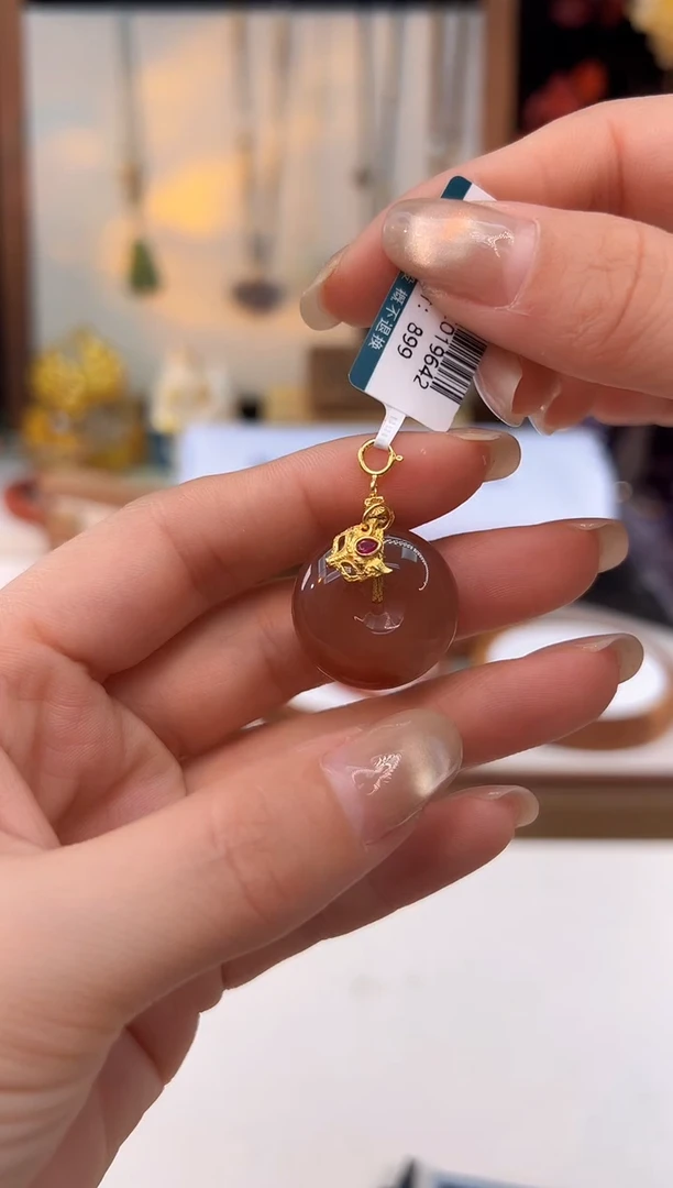 未镶嵌南红玛瑙吊坠@@B921C019642