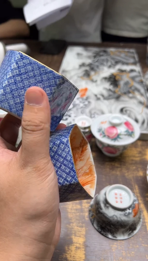 ✨*এ（预售）青衿堂六方杯（龙+凤）