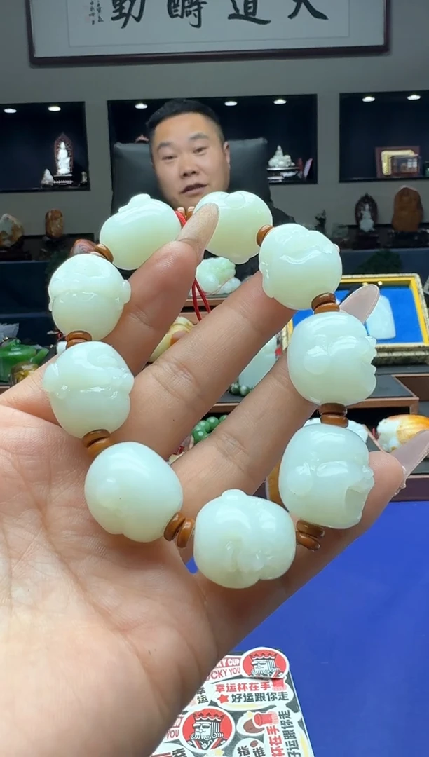 【闪购商品】和田玉手串未镶嵌hsl