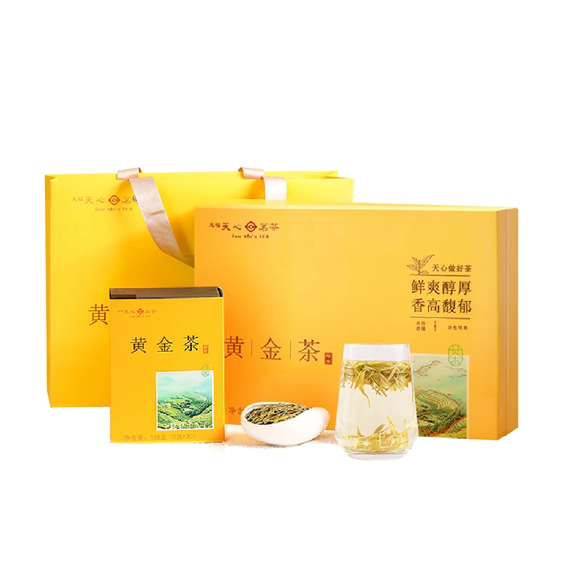 天福天心黄金茶绿茶（礼盒装） 200g/盒