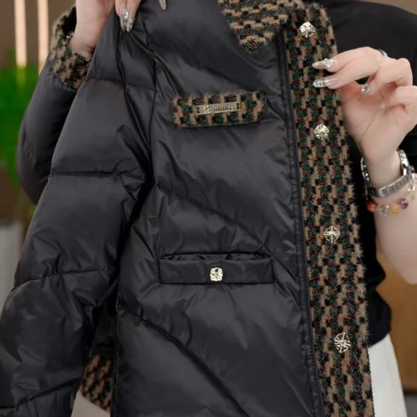 2025杭州原版正品保暖气质减龄修身羽绒E-209-MMQSDZNZ