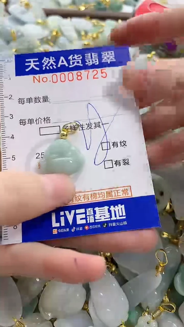 颈饰未镶嵌翡翠纯天然a货翡翠