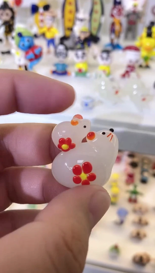 琉璃手工艺品老鼠