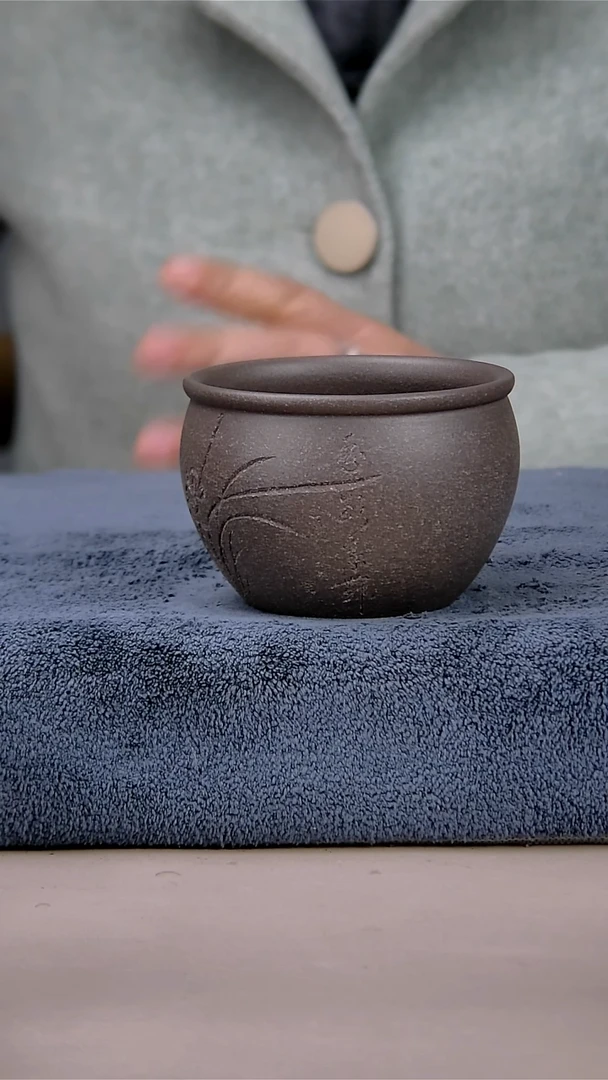 【闪购商品】紫砂茶壶200㙰壳清杯子