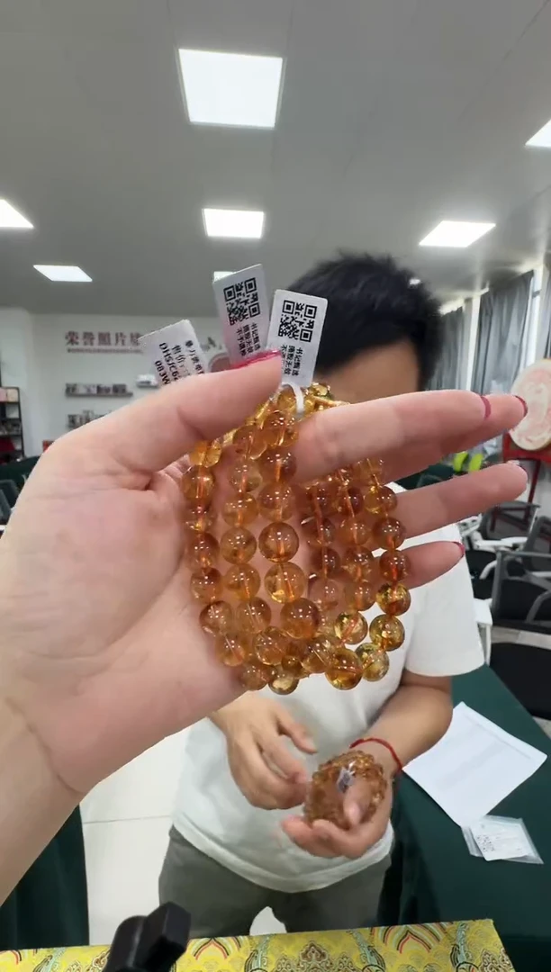 水晶手链未镶嵌6239CK 约10mm多样性发一件