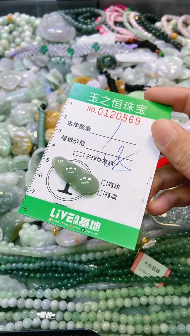 翡翠未镶嵌颈饰闪购0120569