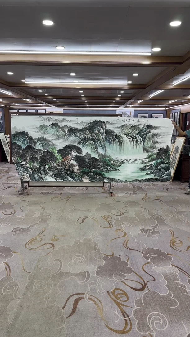 绘画绘画Y-邵明义-大丈二-山水画