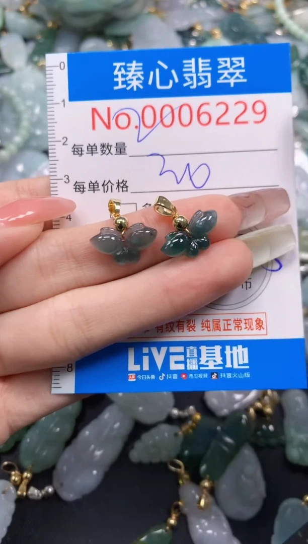 翡翠未镶嵌颈饰6229