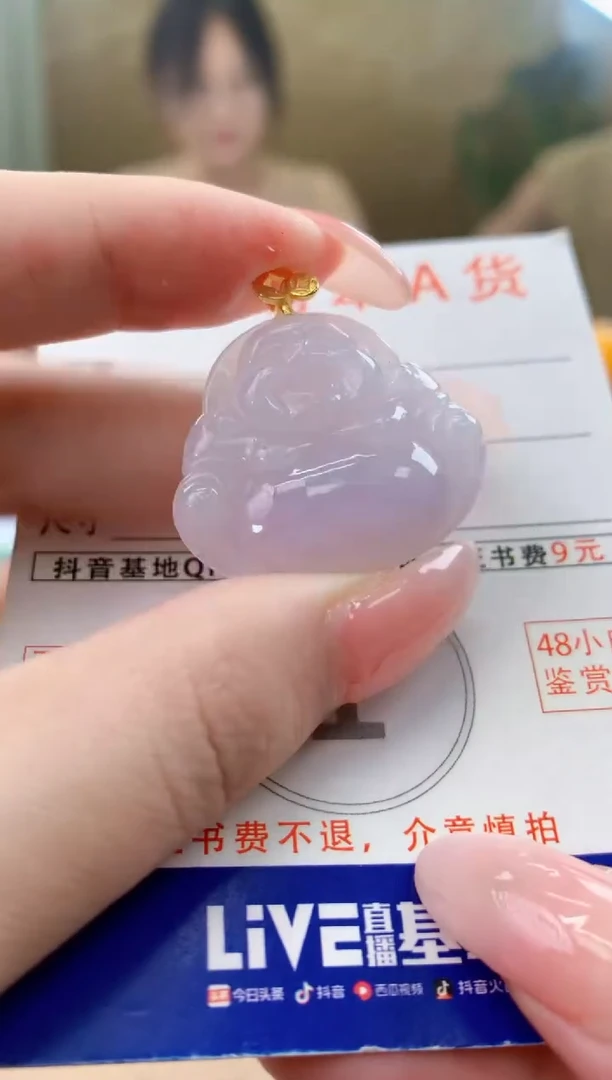 颈饰未镶嵌翡翠天然A货翡翠挂件