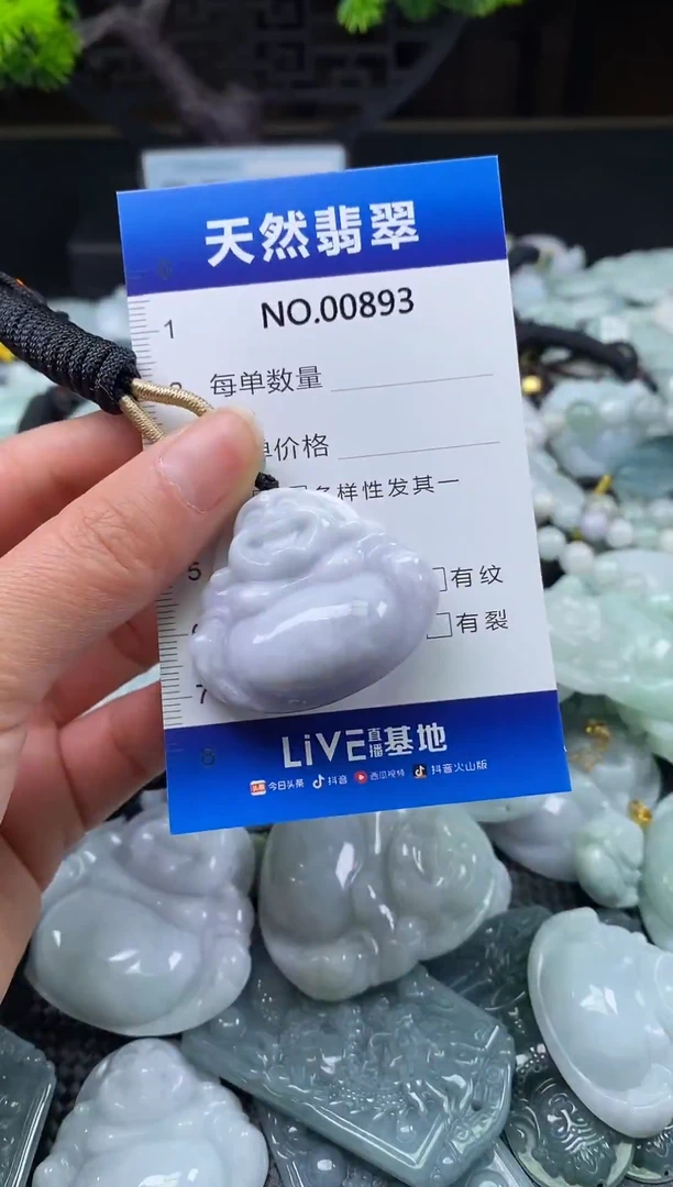 颈饰未镶嵌翡翠天然缅甸翡翠893