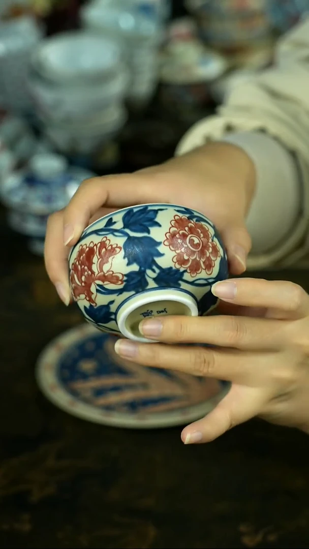 茶具还挺美，蹲下看看！