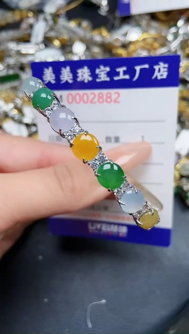 【闪购商品】翡翠颈饰银S925镶嵌2882