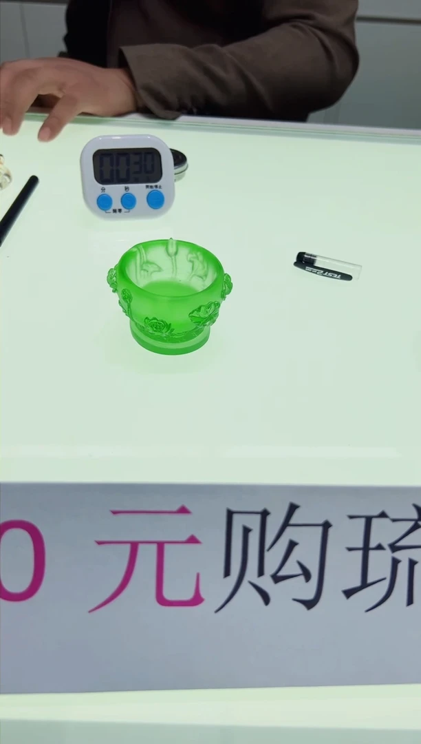 【闪购商品】泥塑古法琉璃烛台摆件
