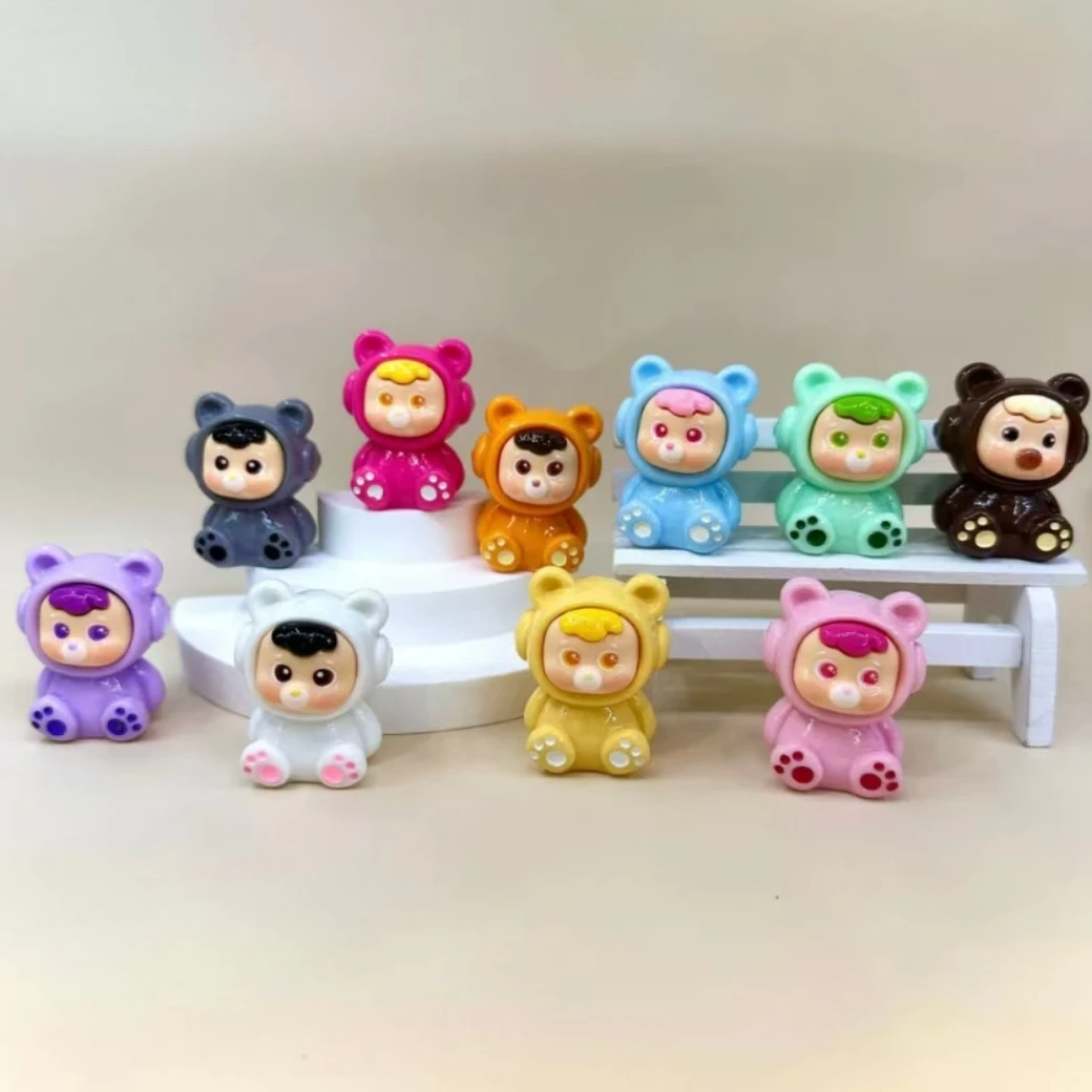 【直播拆】九宫格+对碰+许愿 实色【diudiu小熊崽崽】diy饰品树脂摆件