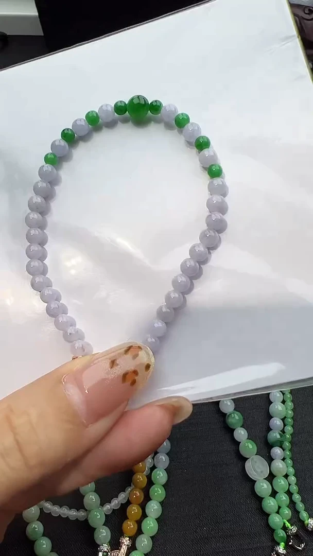 未镶嵌手串翡翠小米珠手串
