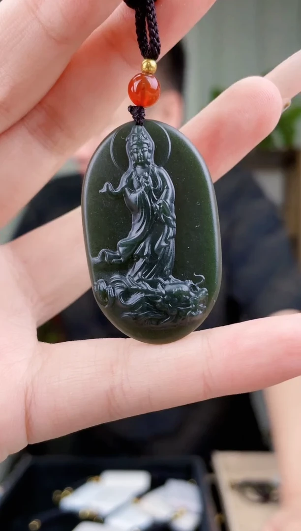 和田玉未镶嵌挂件拍一发一，多样性发货！