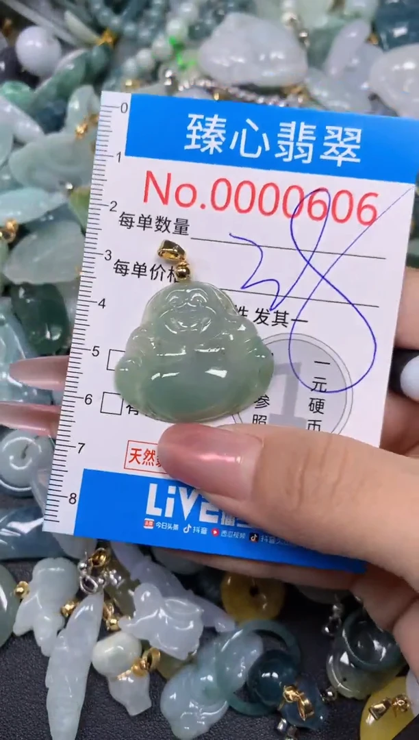 【闪购商品】翡翠颈饰未镶嵌含绳000606