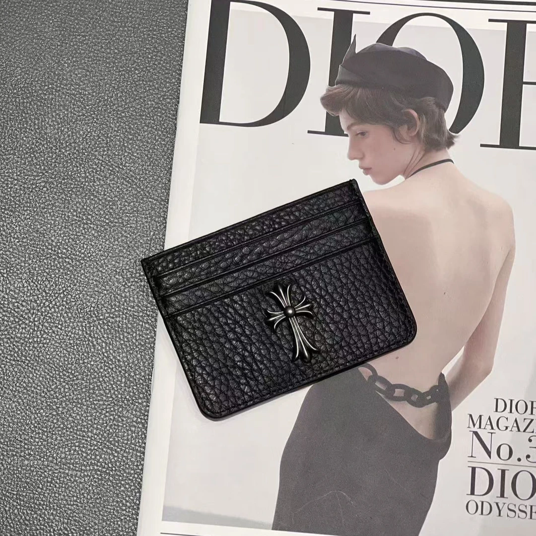 时尚百搭轻奢高奢经典男女同款真皮卡片包小卡包皮钱包新款小钱包