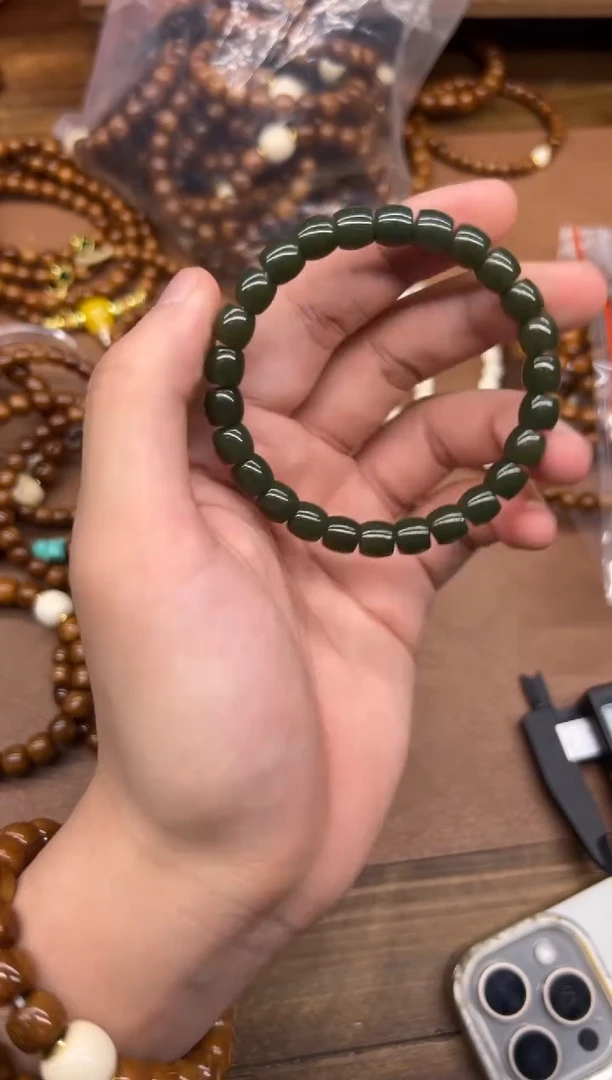 手链未镶嵌和田玉和田卡8直切