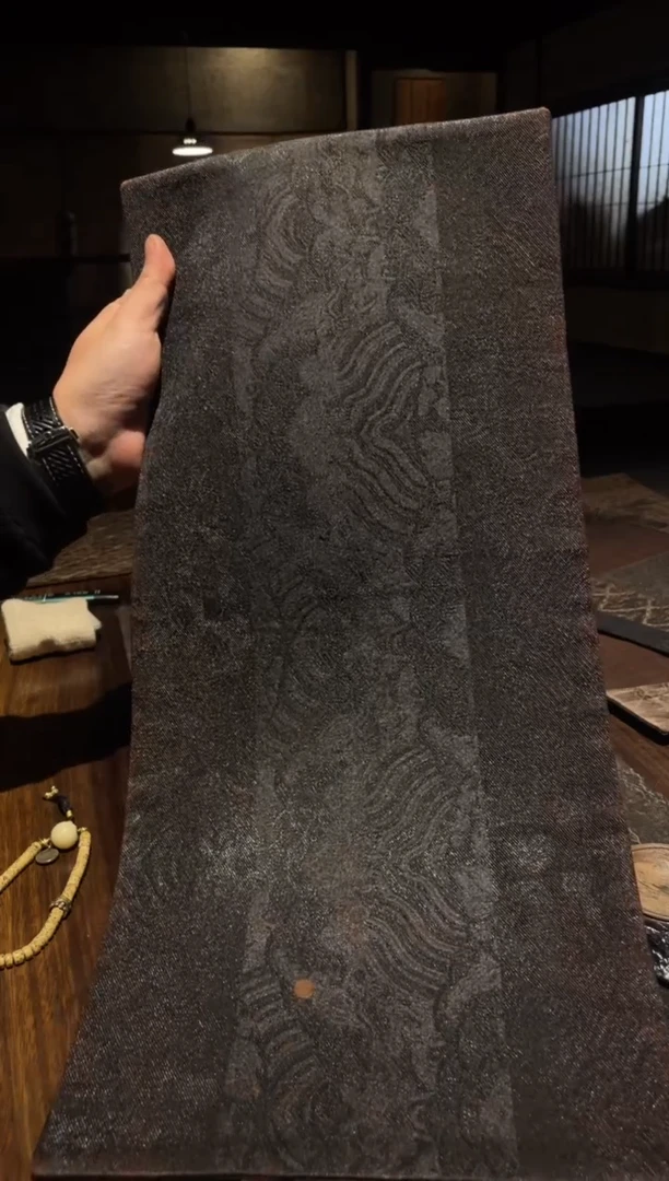 【闪购商品】0织锦缎海浪纹茶席25x50....