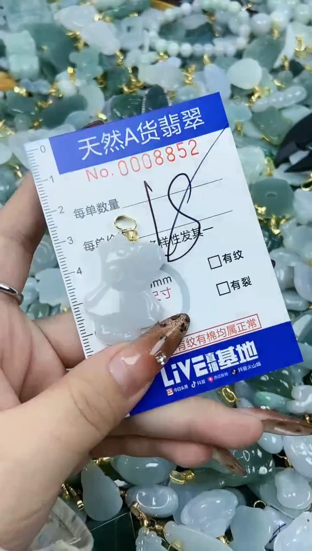 【闪购商品】翡翠颈饰未镶嵌天然A货翡翠