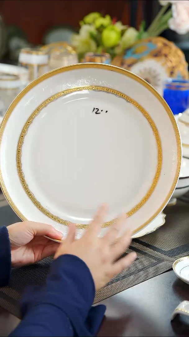 瓷片12英寸窝盘 1个