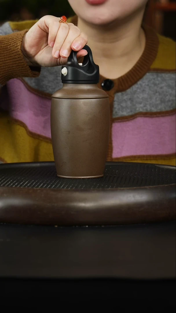 茶壶紫砂25 柴烧车载保温杯