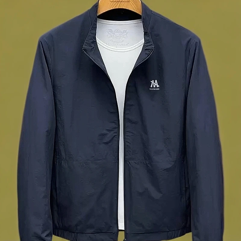 MODEK KODEK男士百搭休闲春秋新款轻奢立领夹克外套商务时尚上衣